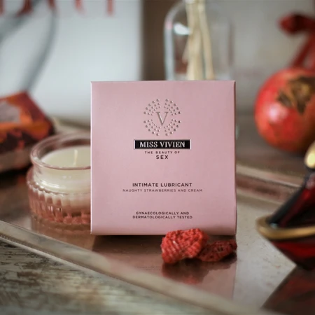 Balenie 3 jednorazových lubrikačných gélov Strawbery and Cream