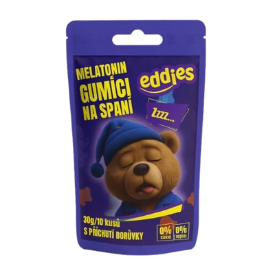 Gumídky na spánok s melatonínom cestovné balenie