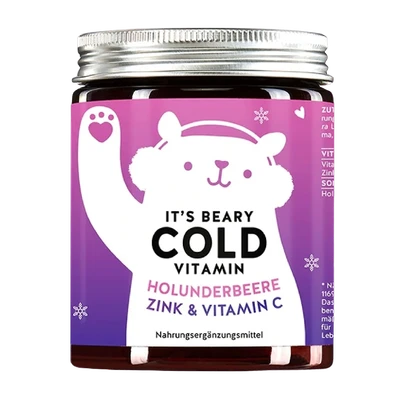 Vitamíny Beary Cold s medom a zinkom na podporu imunity