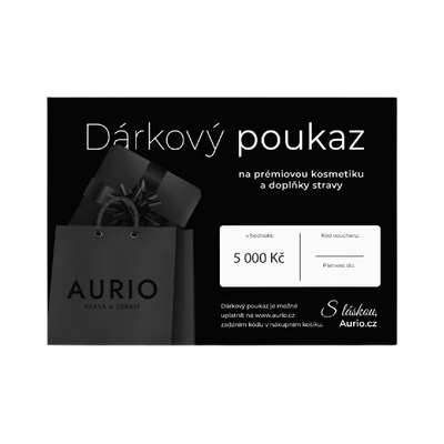 Darčeková poukážka v hodnote 5 000 Kč