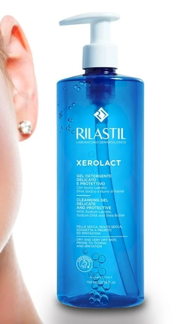 Xerolact čistiaci gél na tvár a telo 750 ml