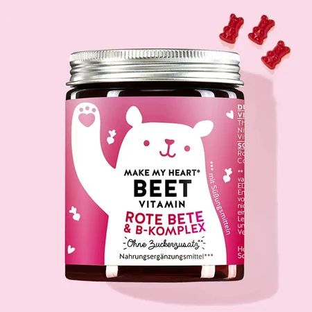 Vitamíny Make my Heart Beet s červenou repou na podporu srdca