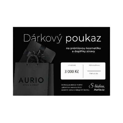 Darčeková poukážka v hodnote 3 000 Kč