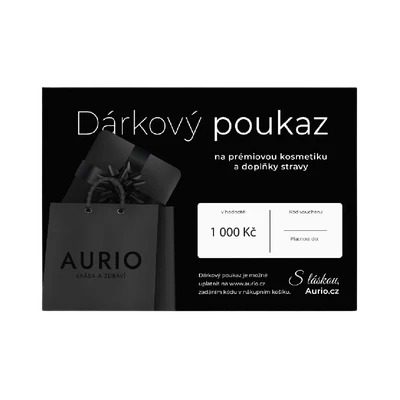 Darčeková poukážka v hodnote 1 000 Kč