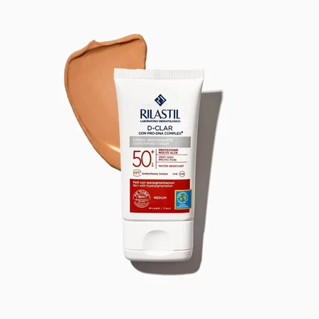 D-Clar tónovací ochranný krém s vysokými UV filtrami Medium Color SPF 50+