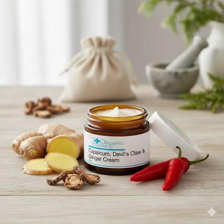 Capsicum, Devil's Claw and Ginger Cream bylinný krém