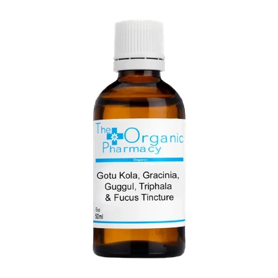 Štíhla tinktúra NOW Gotu Kola, Garcinia, Guggul, Triphala &amp; Fucus tinktúra na podporu chudnutia